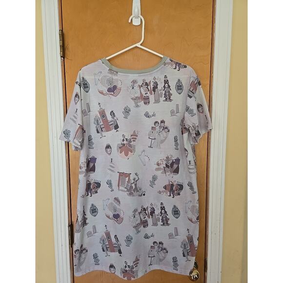Disney Haunted Mansion Short Sleeve Oversized Sleep Shirt Adult Medium - Picture 6 of 6